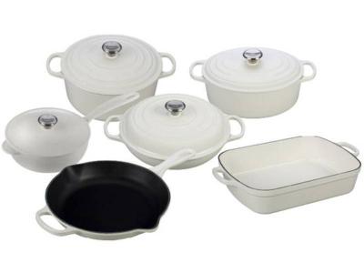 Le Creuset 10-Piece Enamelled Cast Iron Cookware Set - CA-CA00023000010000