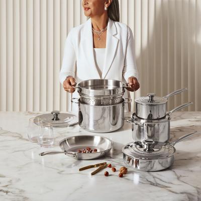 Le Creuset 10-Piece Stainless Steel Cookware Set - CA-ST00169000001001