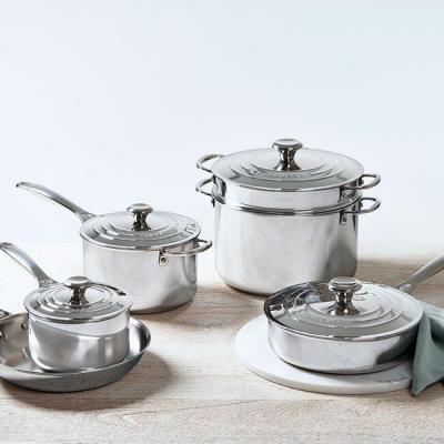 Le Creuset 10-Piece Stainless Steel Cookware Set - CA-ST00169000001001