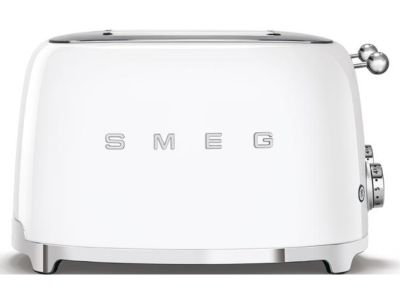 SMEG Retro Style Toaster in White - TSF03WHUS