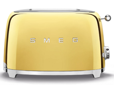 SMEG 50's Style Toaster in Gold - TSF01GOUS