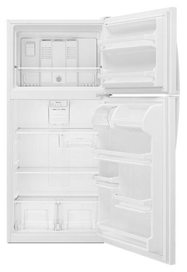 30" Whirlpool 18.2 Cu. Ft. Top-Freezer Refrigerator With Flexi-Slide Bin - WRT318FZDW