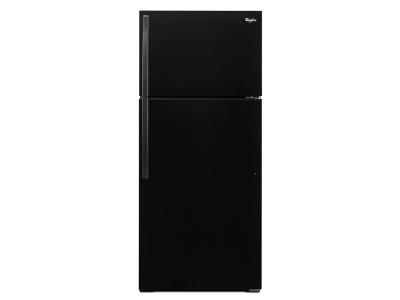 28" Whirlpool 14.3 Cu. Ft. Top-Freezer Refrigerator With Freezer Temperature Control - WRT134TFDB