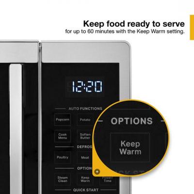 Whirlpool  0.9 Cu. Ft. Capacity Countertop Microwave with 900 Watt  - YWMC30309LS