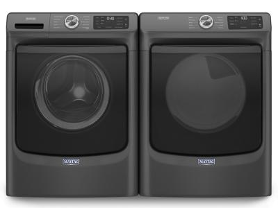 27" Maytag 5.2 Cu. Ft. Front Load Washer and 7.3 Cu. Ft. Front Load Gas Dryer - MHW5630MBK-MGD5630MBK