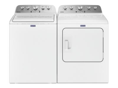 Maytag 5.2 Cu. Ft. Top Load Washer and 7.0 Cu. Ft. Top Load Electric Dryer - MVW5035MW-YMED5030MW