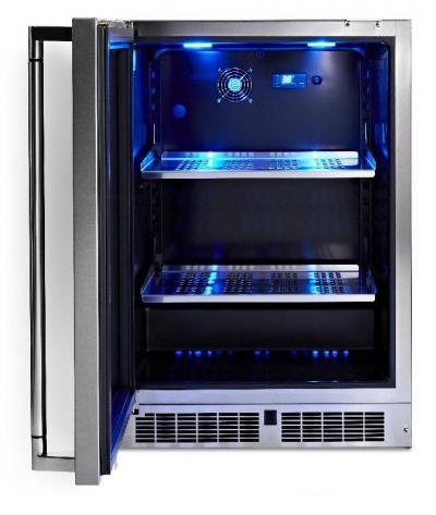 24" Lynx Outdoor Refrigerator With Left Hinge Glass Door - LN24REFGL