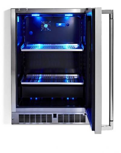 24" Lynx Outdoor Refrigerator With Right Hinge Glass Door - LN24REFGR