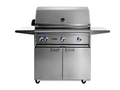 36" Lynx Professional Freestanding Grill With All Trident Burners Flametrak And Rotisserie - LF36ATRF-LP