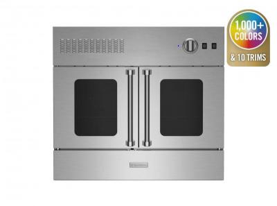 36" Blue Star Single French Door Gas Wall Oven in Liquid Propane with Stainless Steel - BWO36AGSV2L