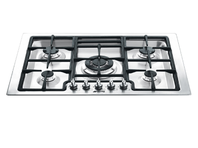 30" SMEG Gas Cooktop with 5 Sealed Burners - PGFU30X