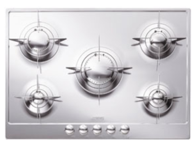 30" SMEG Built-in Hob Piano Design Gas Cooktop - PU75ES