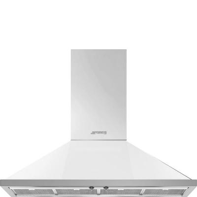 48" SMEG Portofino Wall Mount Chimney Hood - KPF48UWH