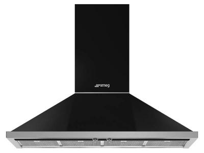 48" SMEG Portofino Wall Mount Chimney Hood - KPF48UBL