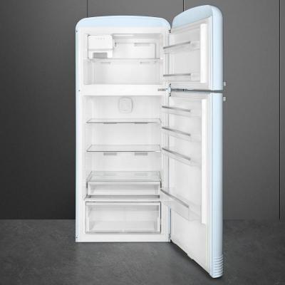 SMEG Retro-style Right Hinge Top-Mount Freestanding Refrigerator - FAB50URPB3
