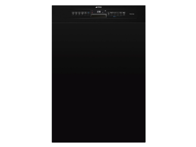 24" SMEG Under Counter Built-in Dishwasher in Black - LSPU8643BL