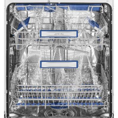 24" SMEG Fully-Integrated Built-in Dishwasher in Silver - STU8633