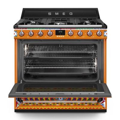36" SMEG Divina Cucina Freestanding Dual Fuel Range - TRU36GMDGC