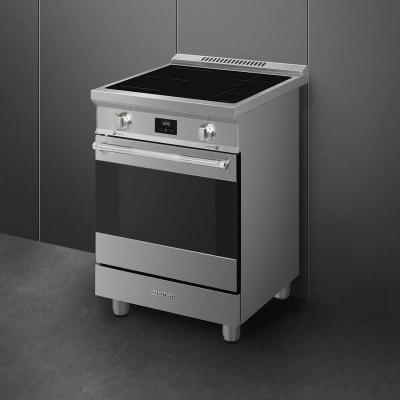 24" SMEG Professional Induction Range in Stainless steel - SPR24UIMX