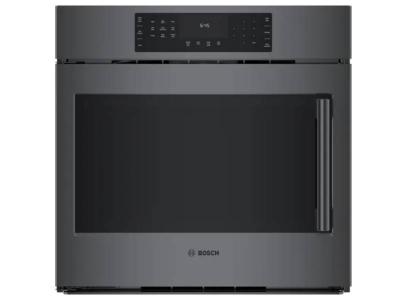 30" Bosch 800 Series Convection Single Oven in Black stainless steel - HBL8444LUC
