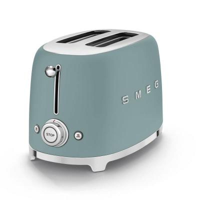 SMEG Retro-style 2-Slice Traditional Toaster In Emerald Green - TSF01EGMUS