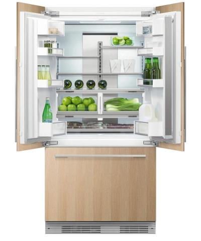 36" Fisher & Paykel 16.8 Cu. Ft. Integrated French Door Refrigerator - RS36A72J1 N