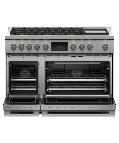 48" Fisher & Paykel Dual Fuel Range 6 Burners with Griddle - RDV3-486GD-L