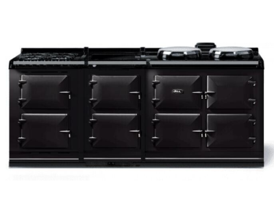 83" AGA R7 210 Series Freestanding Dual Fuel Range with 4 Burners - AR7783IGLPBLK