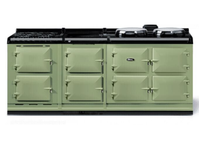 83" AGA CLASSIC eR7 210 with Hotcupboard Freestanding Dual Fuel Range - AER7783WGOLI