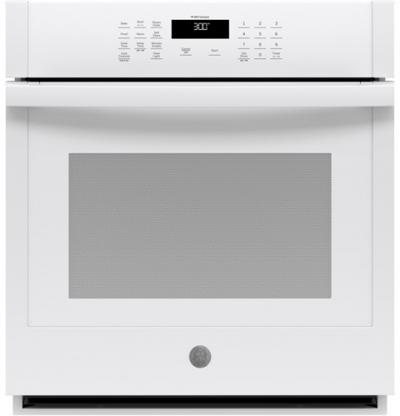 27" GE 4.3 Cu. Ft. Electric Self-Cleaning Single Wall Oven - JKS3000DNWW