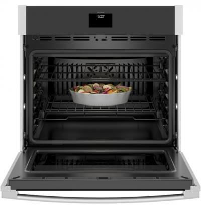 30" GE 5.0 Cu. Ft. Electric Convection Self-Cleaning Single Wall Oven - JTS5000SNSS