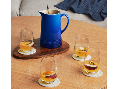Le Creuset French Coasters (Set of 4) in White - CA-ST00124000010005