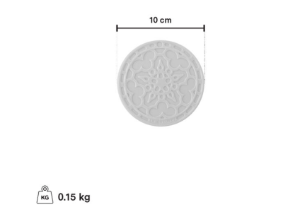 Le Creuset French Coasters (Set of 4) in Oyster - CA-ST00124000444005