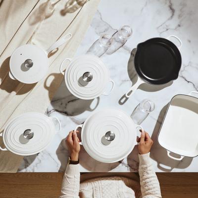 Le Creuset 10-Piece Enamelled Cast Iron Cookware Set - CA-CA00023000795000