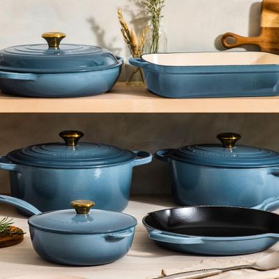 Le Creuset 10-Piece Enamelled Cast Iron Cookware Set - CA-CA00023000795000