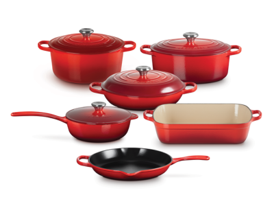 Le Creuset 10-Piece Enamelled Cast Iron Cookware Set - CA-CA00023000060000
