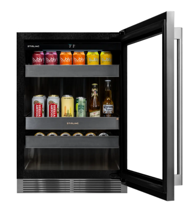 24" Stirling Single Zone Beverage Cooler in Stainless Steel - S4-100SS