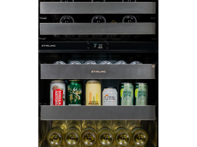 24" Stirling Dual Zone Beverage Cooler in Panel Ready - S4-D250PANR