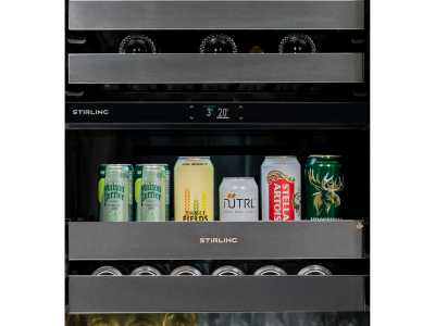 24" Stirling Dual Zone Beverage Cooler in Panel Ready - S4-D250PANR