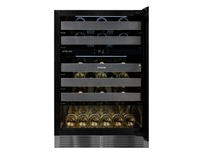 24" Stirling Dual Zone Wine Cooler in Panel Ready - S4-D200PANR