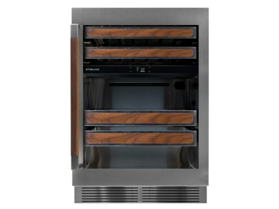 24" Stirling Dual Zone Wine & Beverage Cooler in Stainless Steel - S4-D275SS
