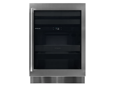 24" Stirling Dual Zone Wine & Beverage Cooler in Stainless Steel - S4-D250SS