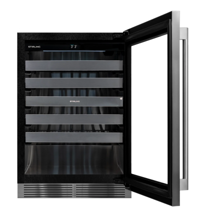 24" Stirling Single Zone Wine Cooler in Stainless Steel - S4-150SS