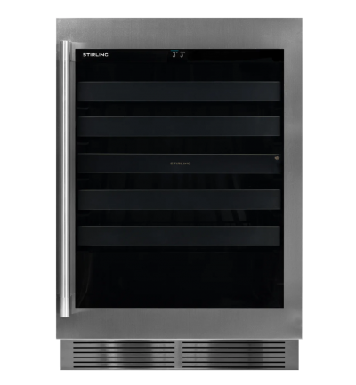 24" Stirling Single Zone Wine Cooler in Stainless Steel - S4-150SS