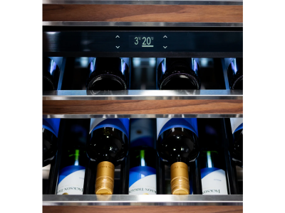 Stirling Dual Zone Wine Cooler in Stainless Steel - S4-D225SS
