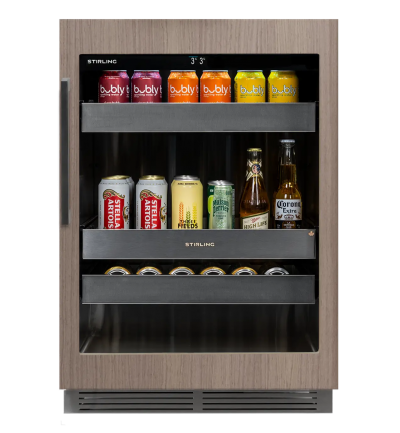 24" Stirling Single Zone Beverage Cooler in Panel Ready - S4-100PANR