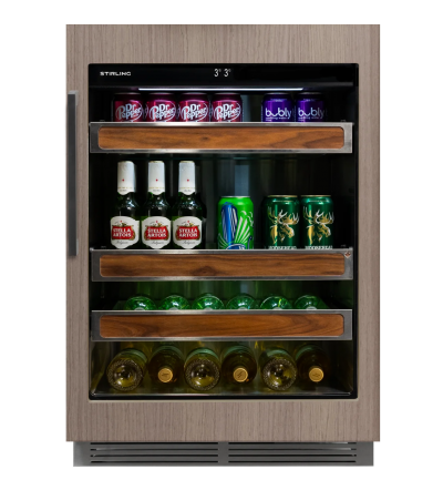 24" Stirling Single Zone Beverage Cooler in Panel Ready - S4-125PANR
