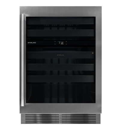 24" Stirling Dual Zone Wine Cooler in Stainless Steel - S4-D200SS
