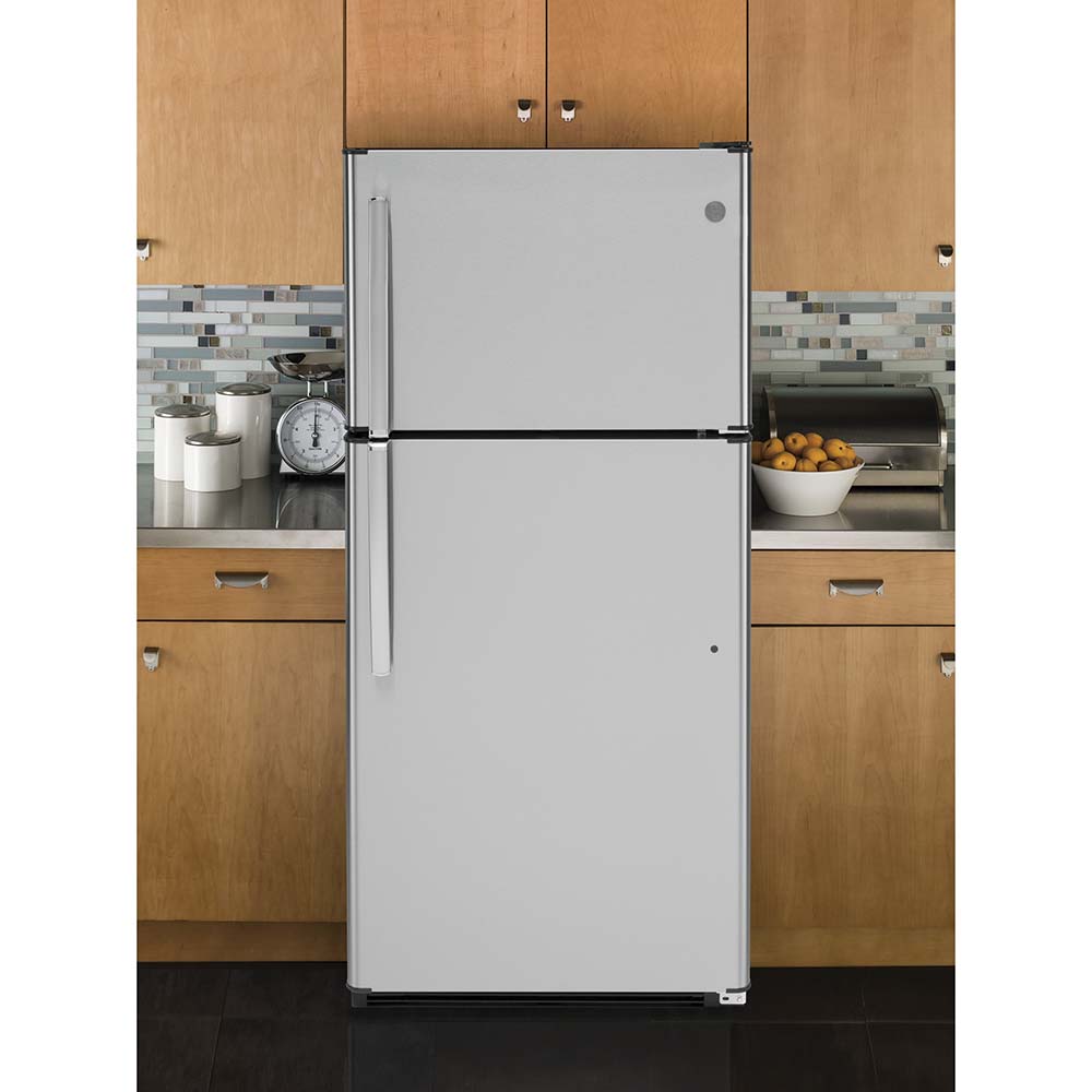 Ge 18 cu ft refrigerator stainless steel cheap