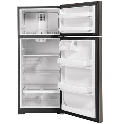 28" GE 17.5 Cu. Ft. Top-Freezer Refrigerator - GTE18GMNRES